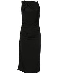Marella - Kleedjes ,Zwart ,Midi Jurken - Lyst