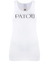 Patou - Tops ,Wit ,Katoen Sleeveless Tops - Lyst
