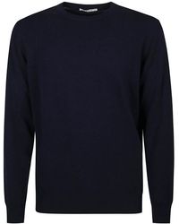 Kangra - Feiner Wollpullover Mit Rundhalsausschnitt - Lyst