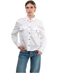 Jijil - Camicia bianca a maniche lunghe - Lyst