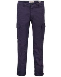 40weft - Broeken ,Blauw ,Cargo Broek - Lyst