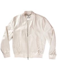 Heskimo - Bomber Lino Tecnico Collo Collage - Lyst