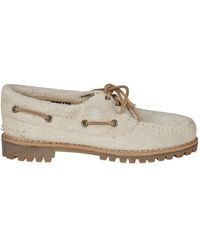 Timberland - Bootsschuhe aus naturbelassenem wildleder - Lyst