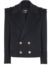 Balmain - Double-Breasted Coats - Lyst