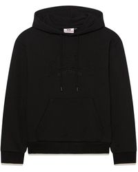 Gcds - Hoodies & Sweatvesten ,Zwart ,Katoen Logo Lounge Hoodie - Lyst