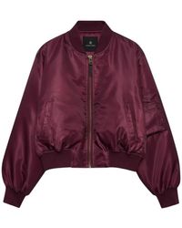 Anine Bing - Jassen ,Rood ,Polyester Leon Bomberjack - Lyst