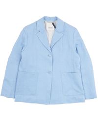 Max Mara - Jassen ,Blauw ,Katoen Olivia Blazer - Lyst
