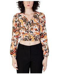 ONLY - Onlcher Life/S V-Neck Ptm - Lyst