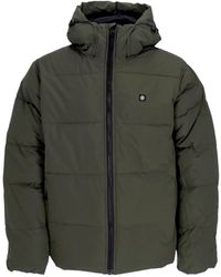 Element - Jassen ,Groen ,Polyester Bosnacht Pufferjas Mannen - Lyst