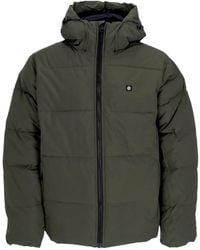 Element - Jassen ,Groen ,Polyester Bosnacht Pufferjas Mannen - Lyst