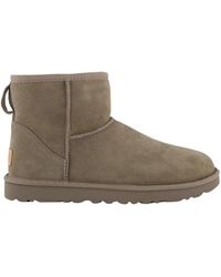 UGG - Schoenen ,Grijs ,Nylon Classic Mini Ii Laarzen Smoke Plume - Lyst