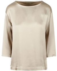 Herno - Elegante blusa in misto viscosa ai24 - Lyst