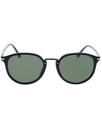 Persol - Classici occhiali da sole ovali con dettagli ispirati alla macchina da scrivere - Lyst