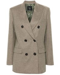 Pinko - Wolle viskose casual blazer - Lyst