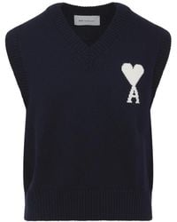 Ami Paris - Sleeveless Jumpers - Lyst