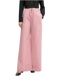 Moschino - Wide Trousers - Lyst