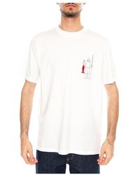 Thinking Mu - T-Shirt Met Ronde Hals - Lyst