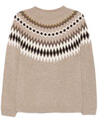 Be You - Truien & Vesten ,Veelkleurig ,Lady 59 Ronde Hals Gebreide Trui - Lyst