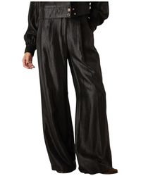 Aaiko - Schwarze Twill Shine Hose - Lyst