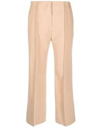 Jil Sander - Broeken ,Wol Elegante Formele Wollen Broek - Lyst