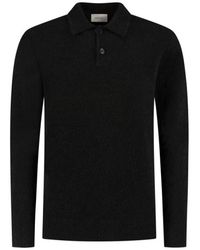 Pure Path - Bouclé Lange Gebreide Polo - Lyst