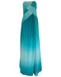BCBGMAXAZRIA Ombre Everglade Maxi Dress - Groen