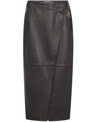 Mos Mosh - Rokken ,Zwart ,Leer Adalyn Leren Rok - Lyst