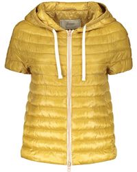 Herno - Plumífero de manga corta - Lyst