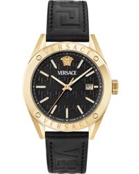 Versace - Athletic Leather Watch - Lyst
