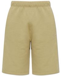 KENZO - Korte Broeken ,Groen ,Katoen Signature Katoenen Shorts - Lyst