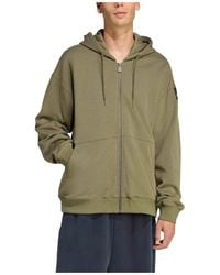 adidas - Fitness ,Groen ,Katoen Eqt Reflective Full-Zip Hoodie - Lyst