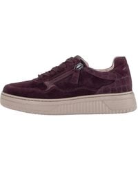 Gabor - Schoenen ,Rood ,Leer Lage Sneakers - Lyst