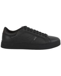 HUGO - Schoenen ,Zwart ,Leer Sneaker Nero - Lyst
