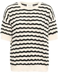 Cream - Gestreifte strickbluse - Lyst