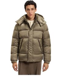 BOSS - Jassen ,Bruin ,Polyester H-Corbinian 5 Jacket - Lyst