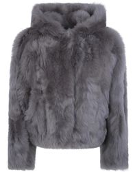 Blancha - Faux Fur &Amp; Shearling Jassen - Lyst