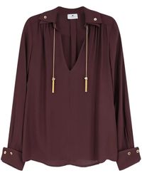 Elisabetta Franchi - Blouses - Lyst