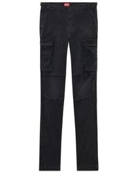 DIESEL - Slim-fit cargo jeans für männer - Lyst
