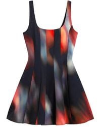 Desigual - Kleedjes ,Veelkleurig ,Katoen Vest Cortesmancha Jurk - Lyst