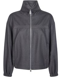 Pinko - Jassen ,Bruin ,Barbaforte Bomber Flanella - Lyst