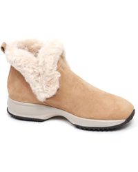 Hogan - Interactive Leder Slip-On Winter Schuhe - Lyst