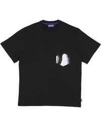 Octopus - Schwarzes Pocket Tee Kurzarm Shirt - Lyst