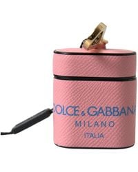 Dolce & Gabbana - Accessoires ,Roze ,Leer Phone Accessories - Lyst