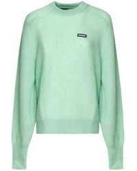 ROTATE BIRGER CHRISTENSEN - Jade Wollen Trui Met Logo - Lyst