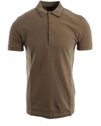 HUGO - Tops ,Bruin ,Leer Paule 4 Polo - Lyst