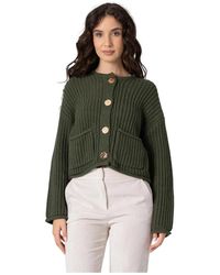 Kocca - Chunky Strick Kurz Cardigan - Lyst