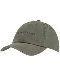 Tommy Hilfiger - Accessoires ,Groen ,Katoen Tjm Linear Washed Cap - Lyst