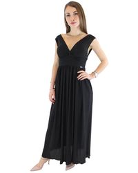 Liu Jo Lange Jurk Jeans 1 - Zwart