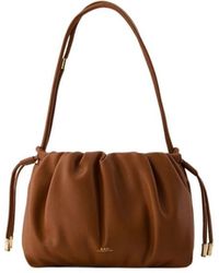 A.P.C. - Ninon Leather Shoulder Bag - Lyst
