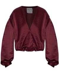 forte_forte - Top Met Een V-Hals - Lyst